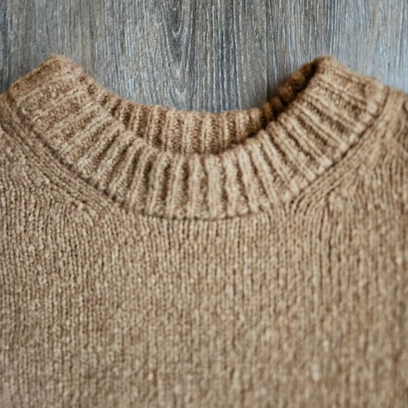 Frame Tan Brown Women's crewneck sweater size small - Picture 2 of 5